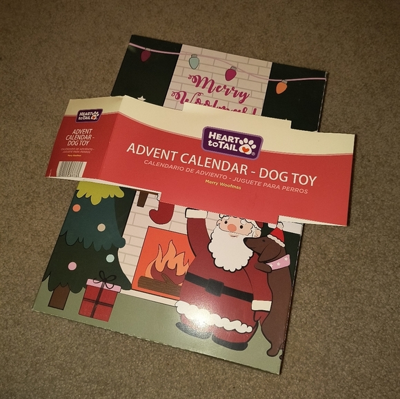 Heart to Tail Holiday Dog Toy Calendar Home Decor Christmas Advent Seasonal - Picture 3 of 5